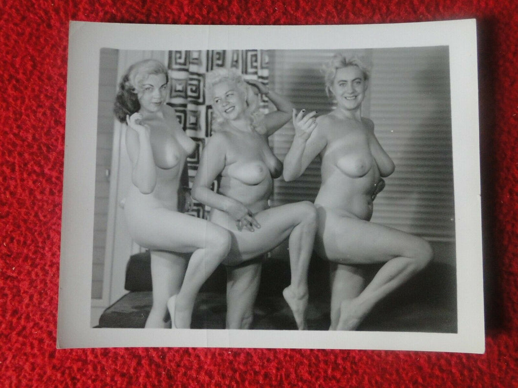 Vintage Nude Sexy Woman  Adult Pinup Silver Gelatin 5 x 4 Photo     A71tu