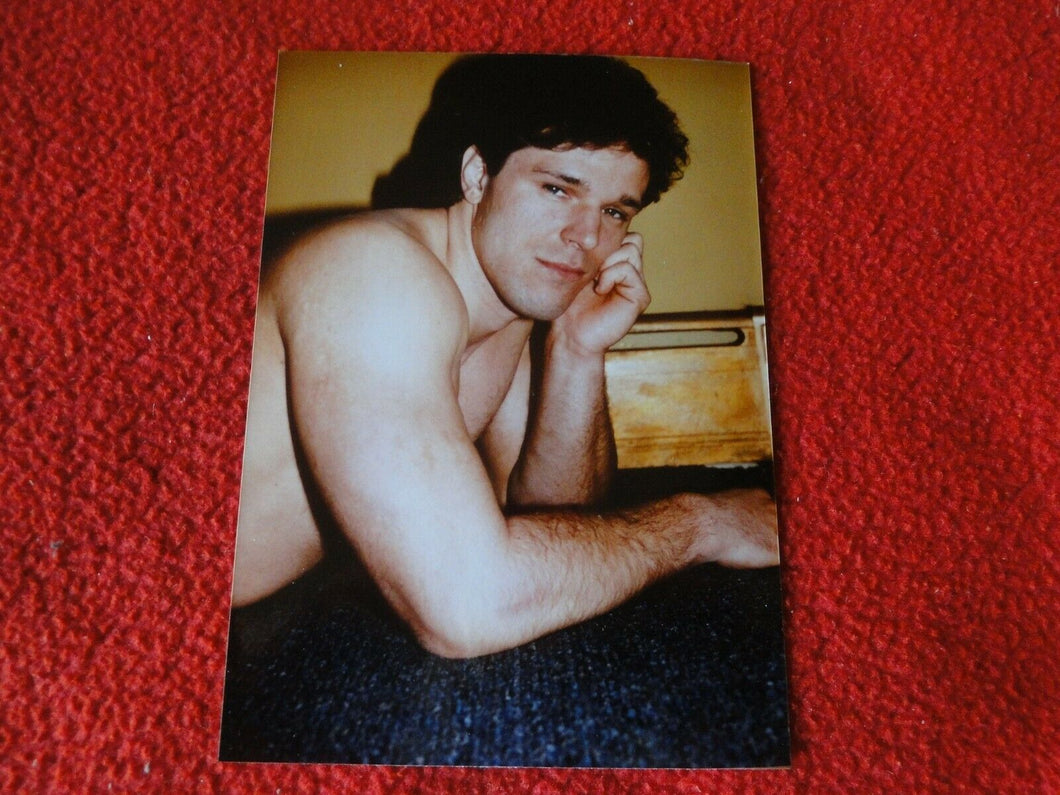 Vintage 18 Year Old + Gay Interest Chippendale Muscle Semi Nude Male Photo   B89