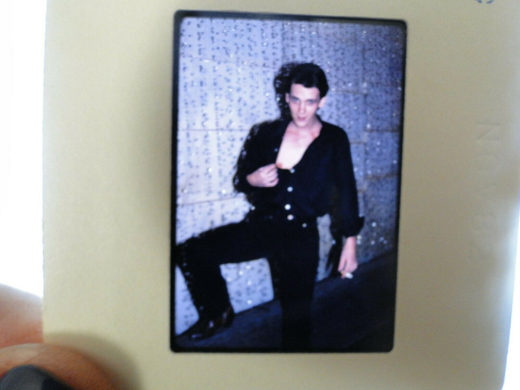 VINTAGE 35MM SLIDE MALE 18 YEAR OLD + GAY INTEREST BEEFCAKE MUSCLE SEMI NUDE  G7