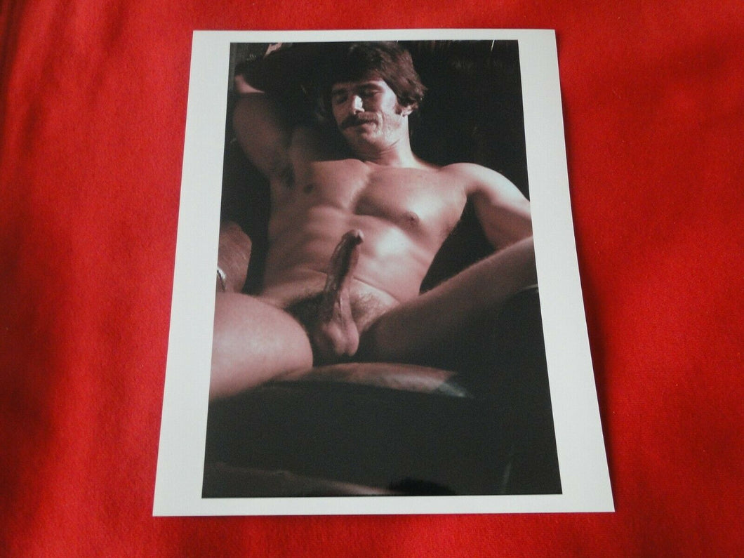 Vintage 18 Y.O. + Gay Interest Nude Hot Hung Muscular Male Photo 8 x 10     D+7