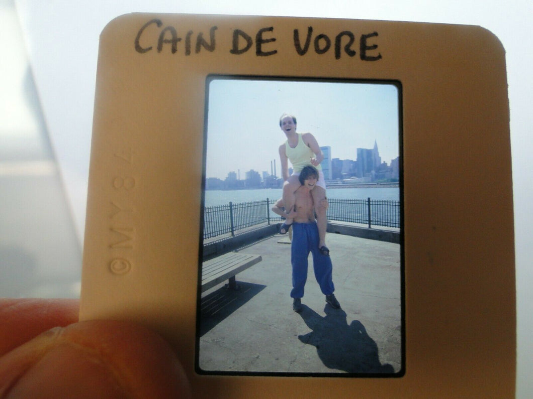 VINTAGE 35MM SLIDE MALE GAY INTEREST BEEFCAKE MUSCLE SEMI NUDE HOT BUFF EN=