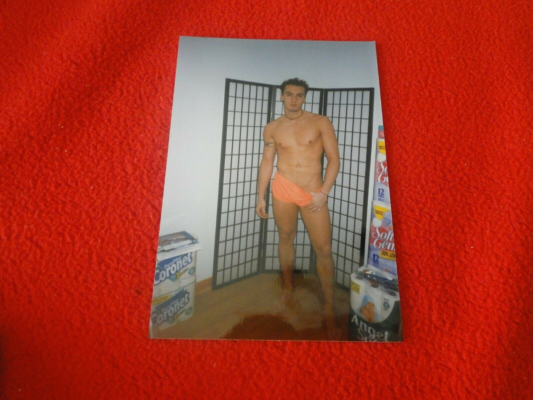 Vintage 18 Year Old + Gay Interest Chippendale Nude Hot Semi Nude Male Photo D21