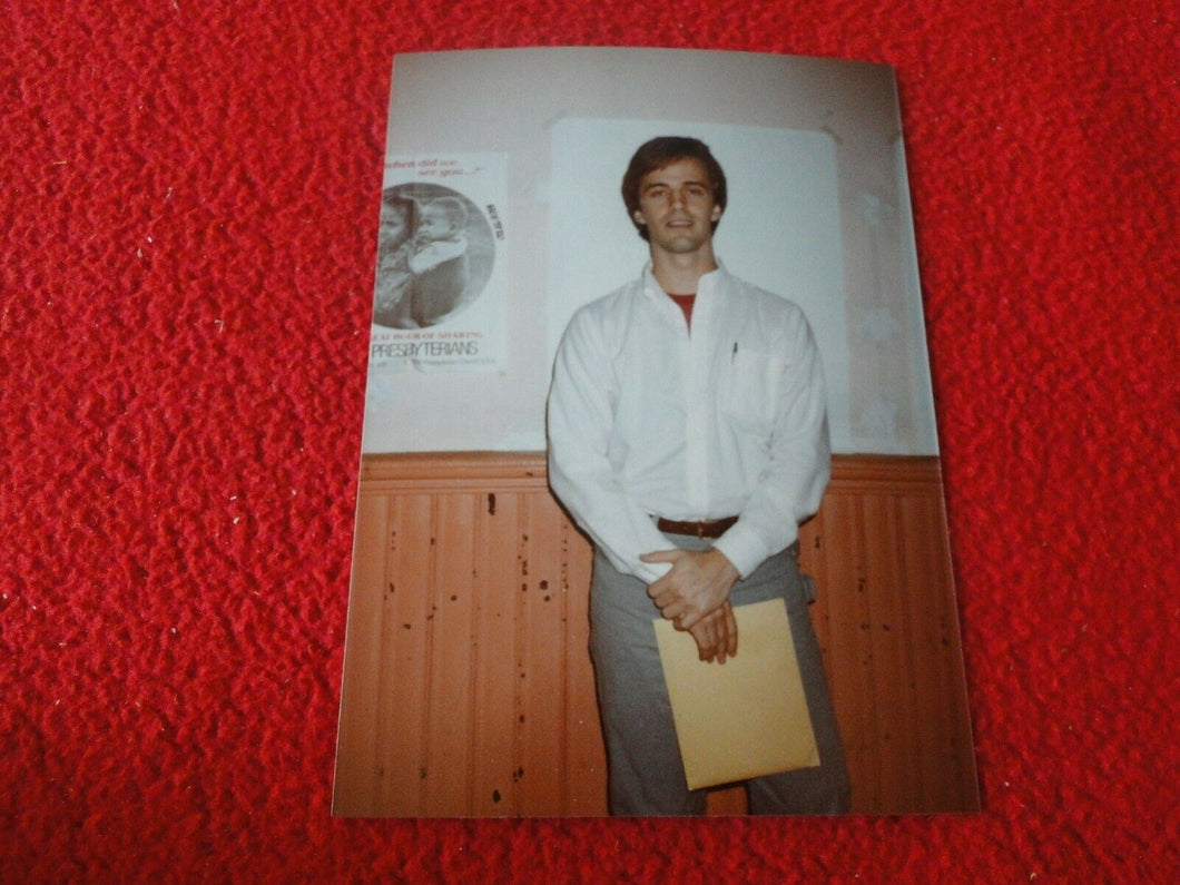 Vintage 18 Year Old + Gay Interest Chippendale Hot Semi Nude Male Photo  A28