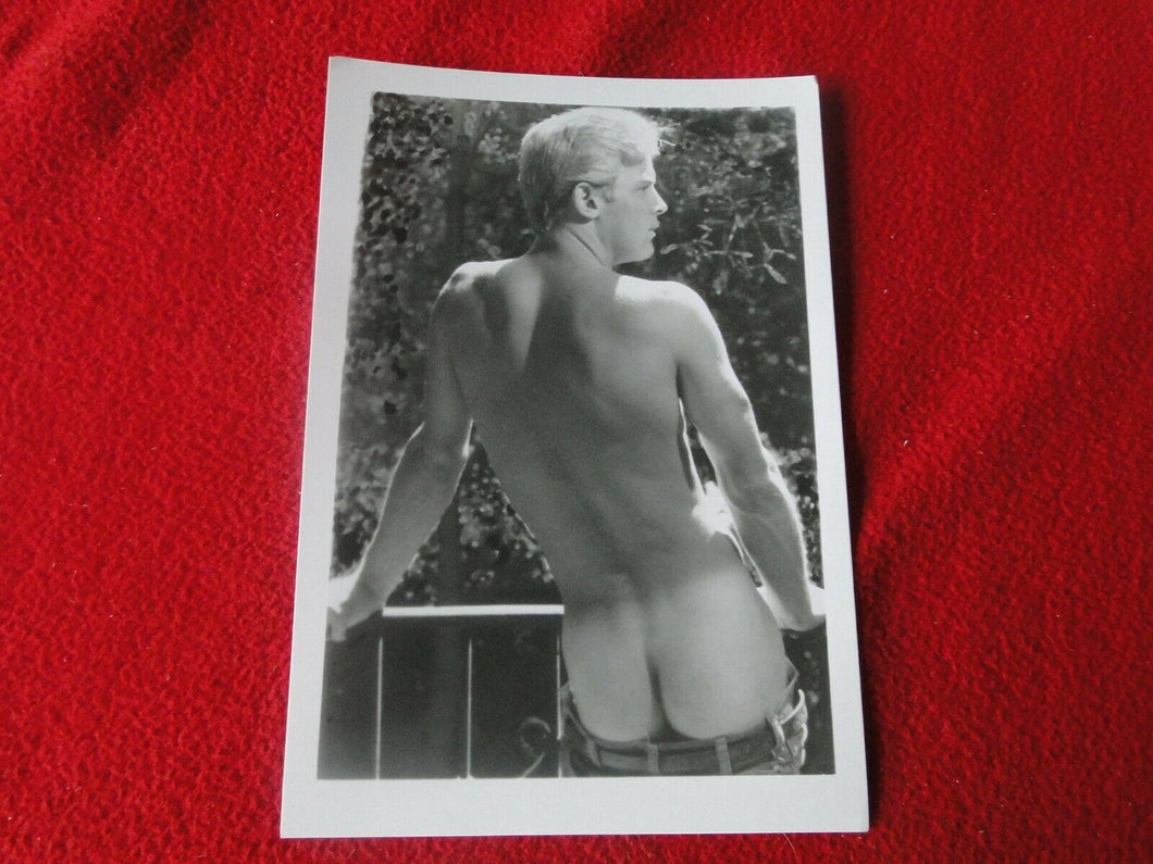 Vintage 18 Year Old + Gay Interest Nude Erotic Sexy Hot Hung Male Photo      D6c