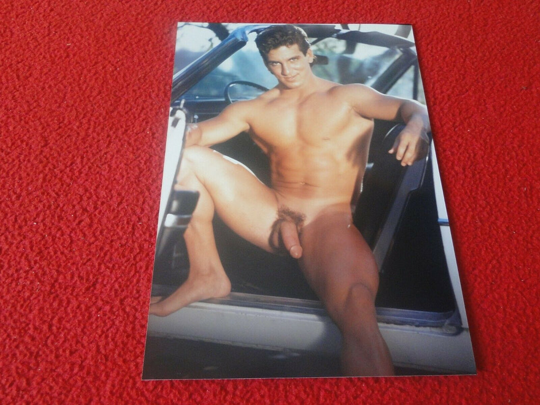 Vintage 18 Y.O. + Gay Interest Chippendale Fox Muscle Nude Hung Male Photo  D11v