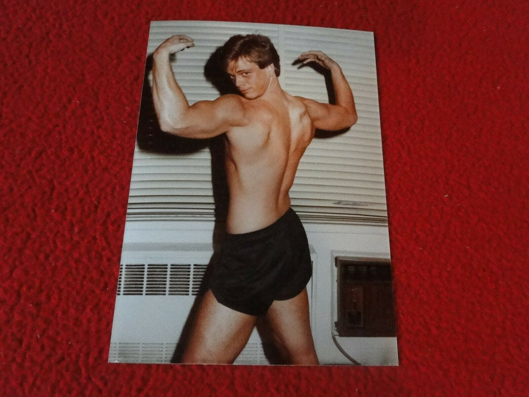 Vintage 18 Year Old + Gay Interest Hot Erotic Sexy Semi Nude Male Photo      B54