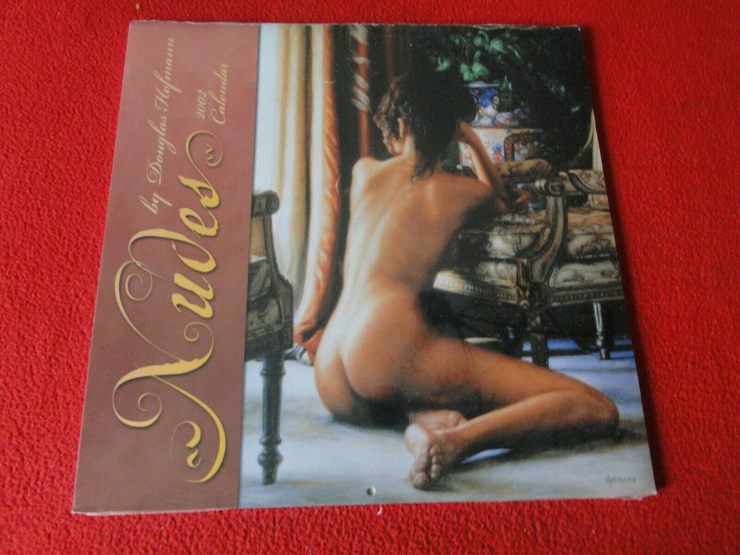 Vintage Large Semi-Nude Pinup Wall Calendar Nudes 2002 12 x 12 SEALED          B
