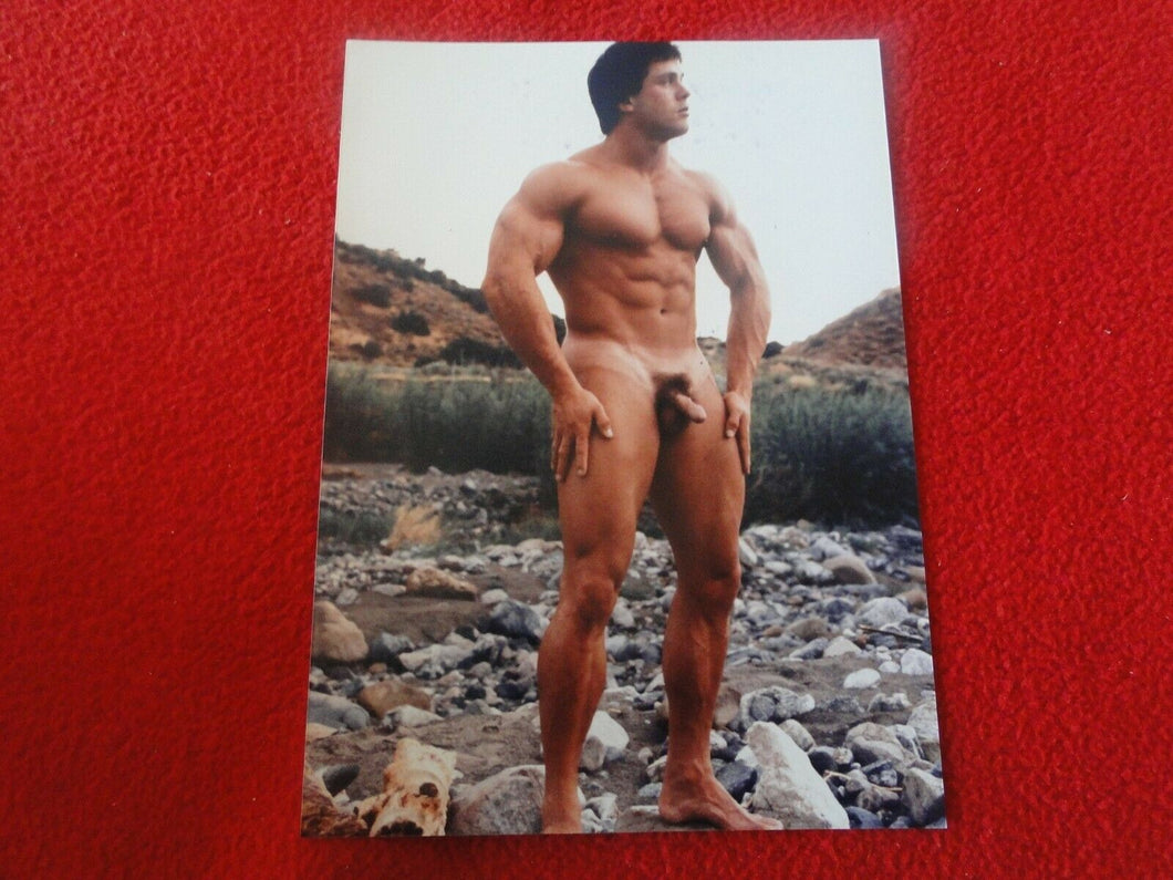 Vintage 18 Year Old + Gay Interest Nude Erotic Sexy Hot Hung Male Photo     D22x