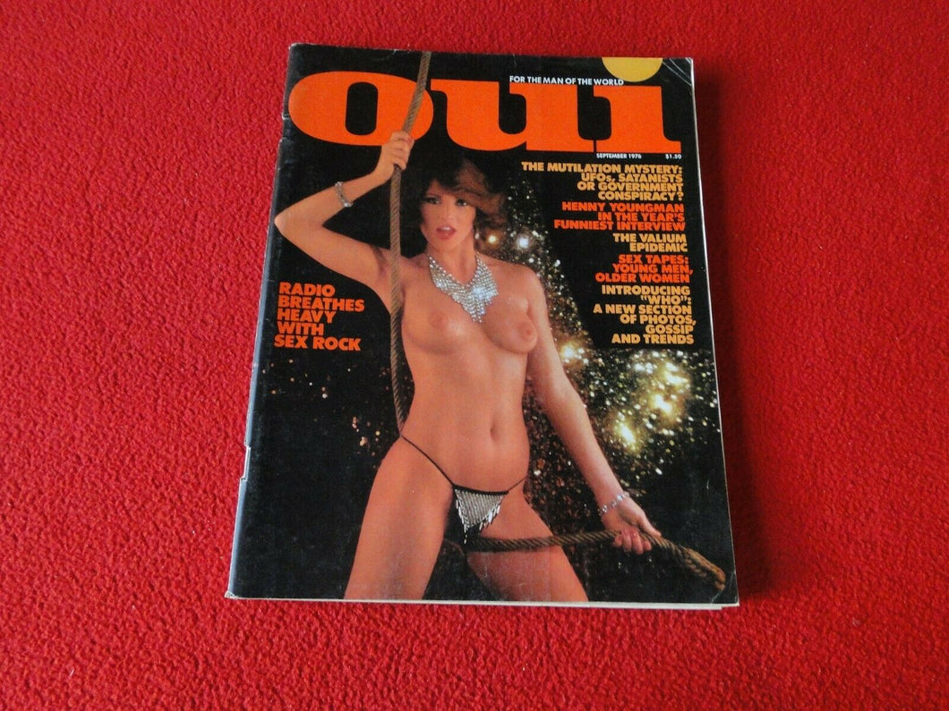 Vintage 18 Year Old + Sexy Erotic Adult Mens Magazine Oui Sept