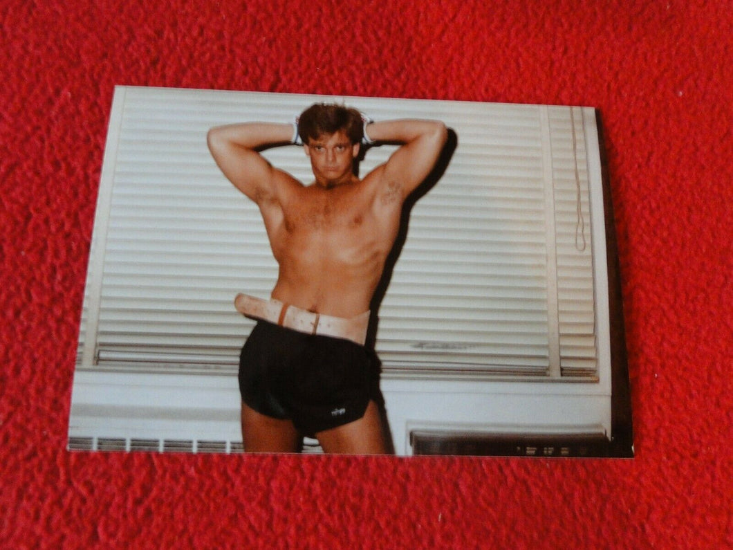 Vintage 18 Year Old + Gay Interest Hot Erotic Sexy Semi Nude Male Photo      B54