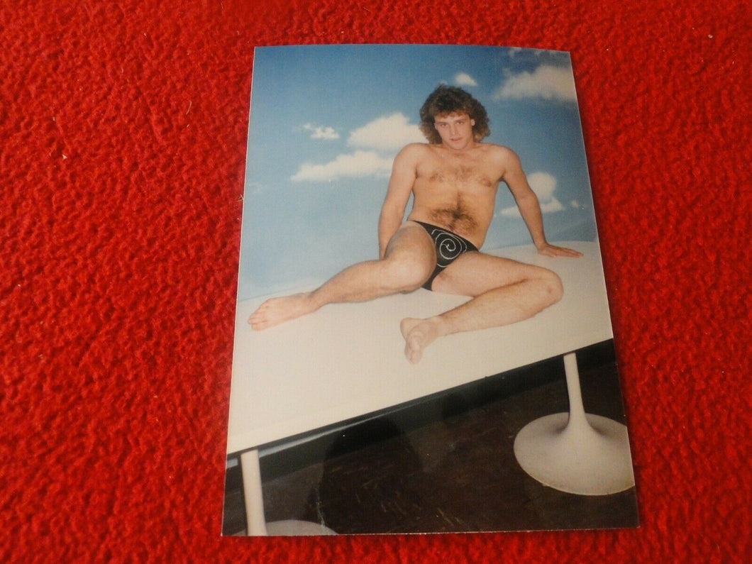Vintage 18 Year Old + Gay Interest Chippendale Nude Hot Semi Nude Male Photo D3