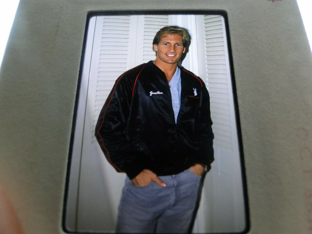 VINTAGE 35MM SLIDE MALE GAY INTEREST BEEFCAKE MUSCLE SEMI NUDE HOT BUFF G9S