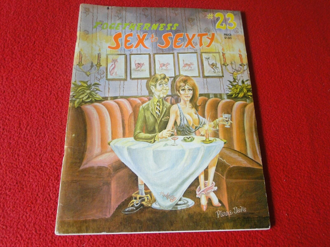 Vintage Nude Erotic Sexy Adult Men's Magazine Comic Sex to Sexty #23          GB