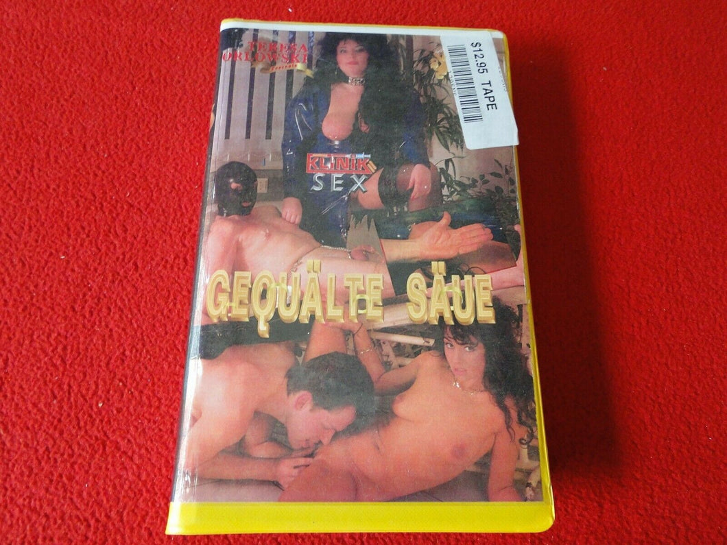 Vintage Adult XXX VHS Porn Tape Video 18 Y.O. + BDSM Foreign Geoqualte Saue   CG
