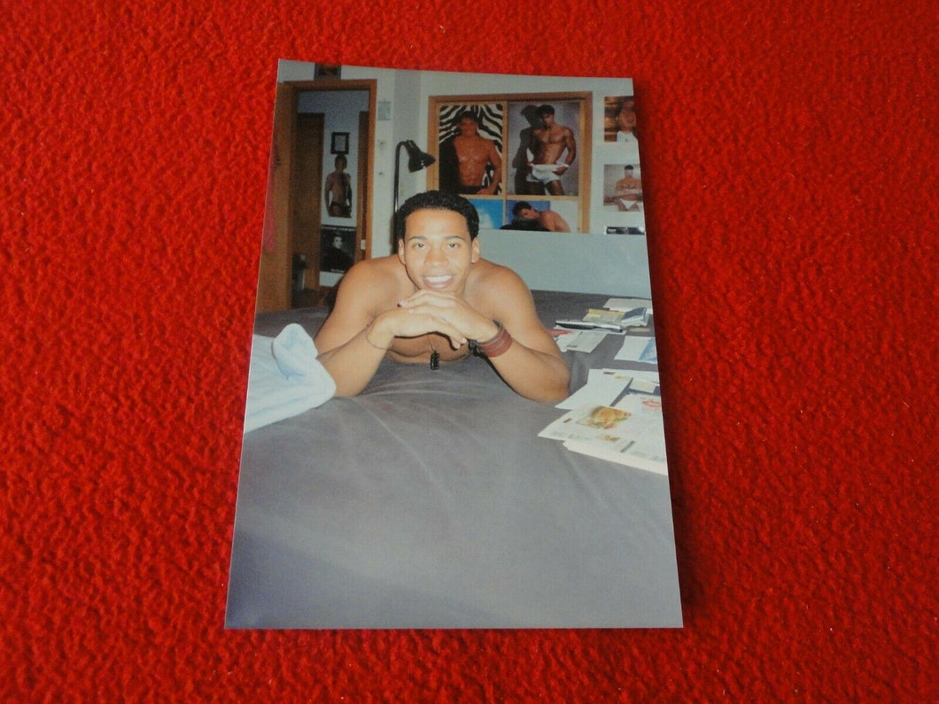 Vintage 18 Year Old + Gay Interest Chippendale Muscle Semi Nude Male Photo   D10