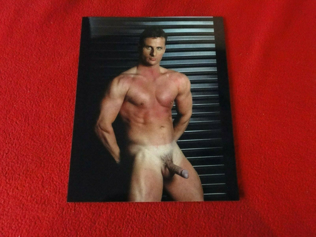 Vintage 18 Y.O. + Gay Interest Nude Hot Hung Muscular Male Photo 8 x 10     H25B