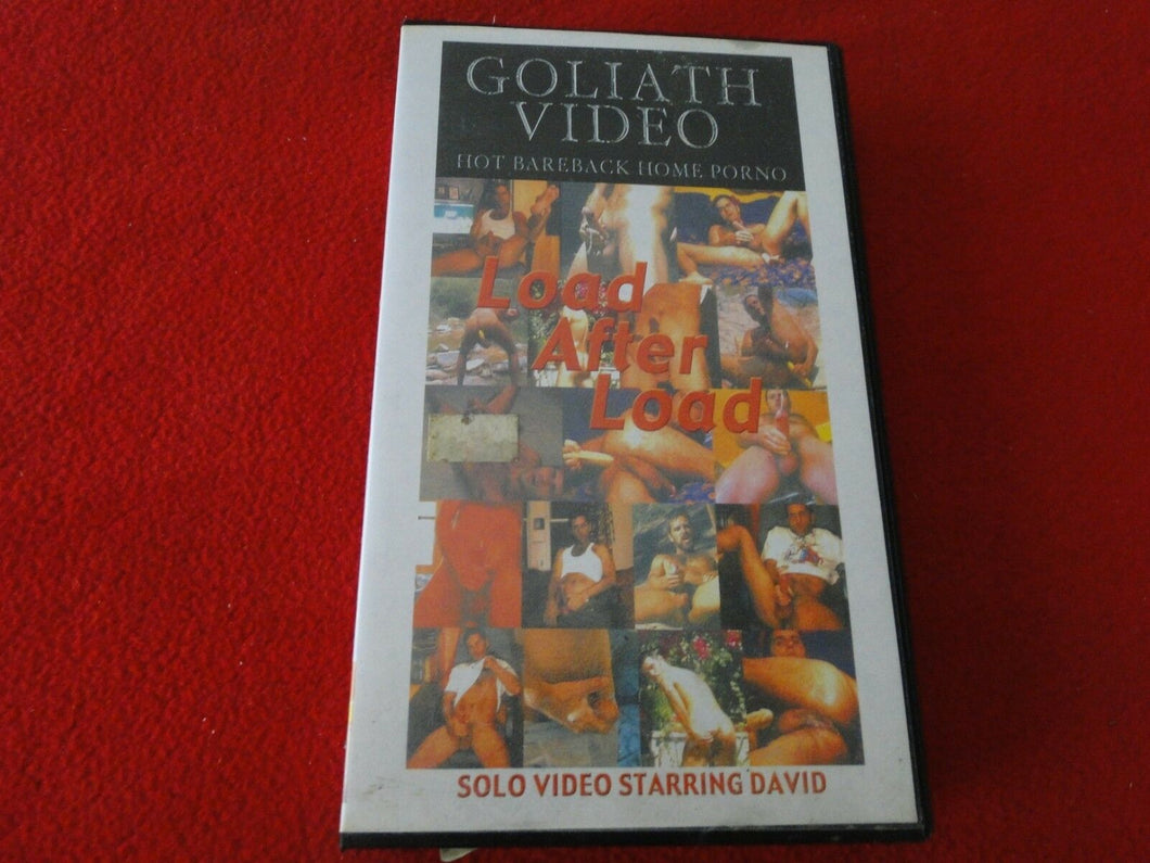 Vintage Adult Erotic Gay Interest VHS Tape BDSM Goliath Video Bareback