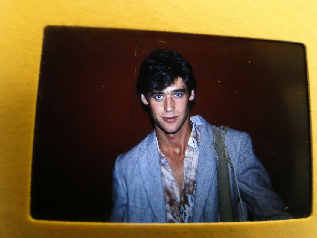 VINTAGE 35MM SLIDE MALE GAY INTEREST BEEFCAKE MUSCLE SEMI NUDE HOT BUFF EQ^