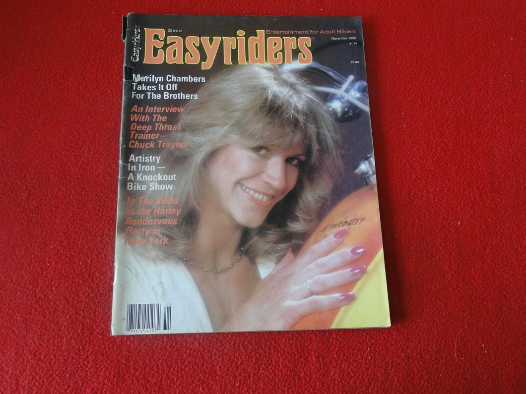 Vintage 18 YO + Nude Erotic Adult Men's Magazine Motorcycle Easyriders 1980   69