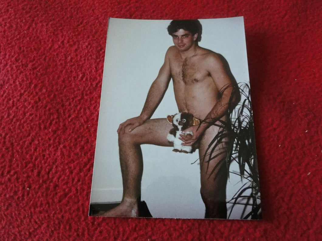 Vintage 18 Year Old + Gay Interest Hot Erotic Sexy Semi Nude Male Photo     B924