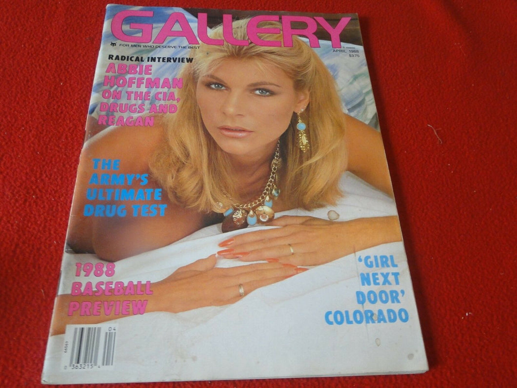 Vintage Nude Erotic Sexy Adult Magazine Gallery April 1988        J