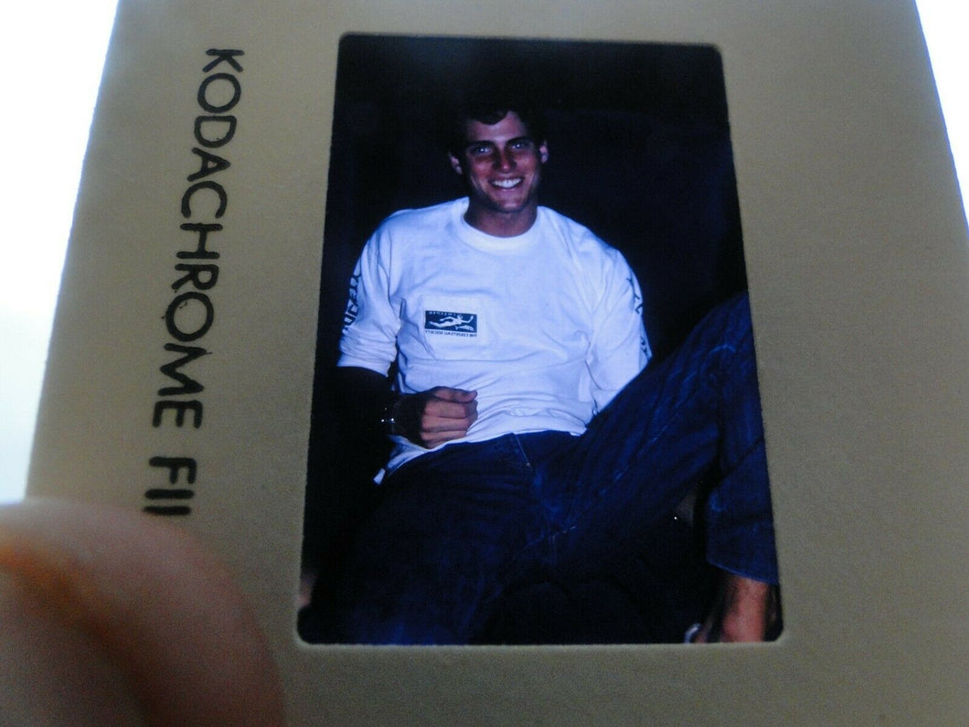VINTAGE 35MM SLIDE MALE GAY INTEREST BEEFCAKE MUSCLE SEMI NUDE HOT BUFF JD@