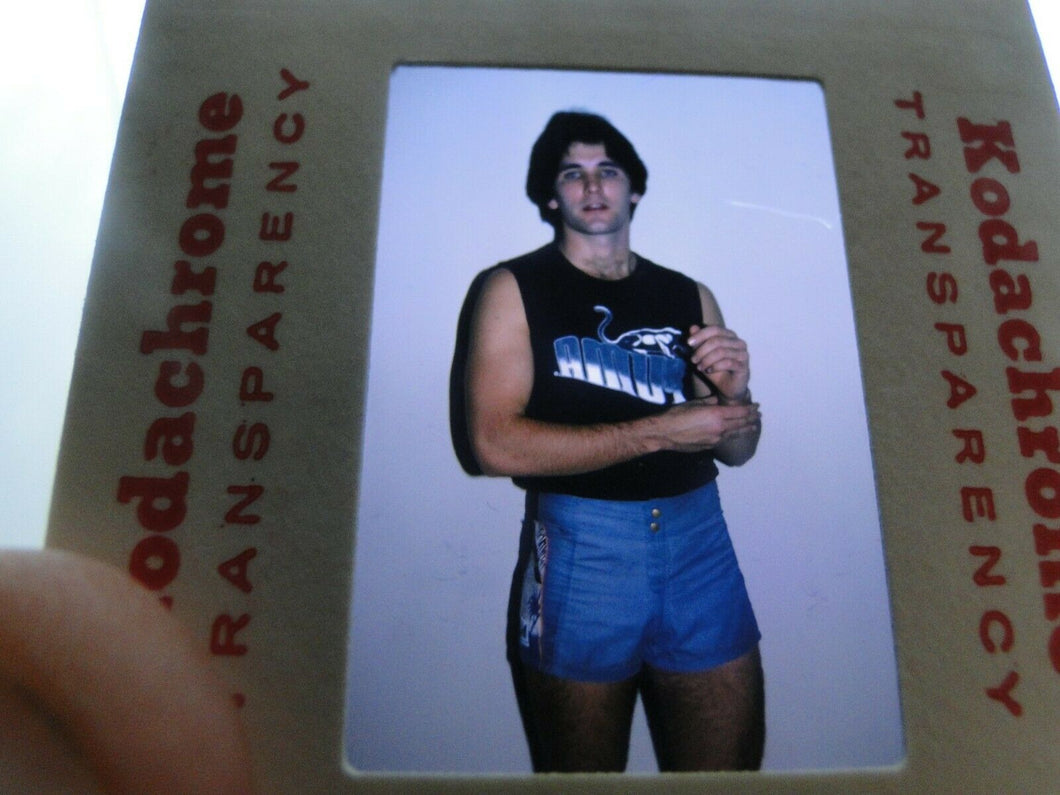 VINTAGE 35MM SLIDE MALE GAY INTEREST BEEFCAKE MUSCLE SEMI NUDE HOT BUFF G10C