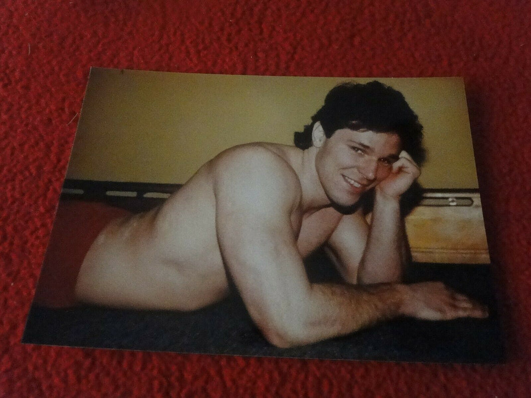 Vintage 18 Year Old + Gay Interest Chippendale Nude Hot Semi Nude Male Photo D2
