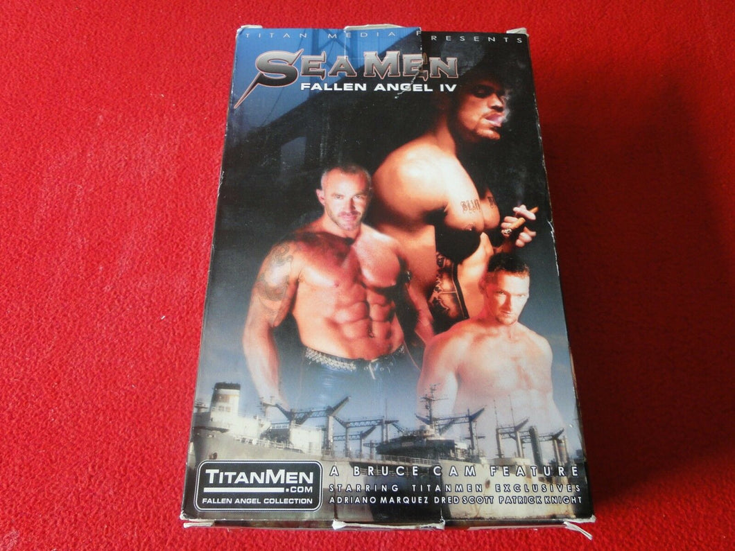 Vintage Adult Erotic Gay Interest VHS Tape Sea Men Fallen Angel IV Titan Men   J