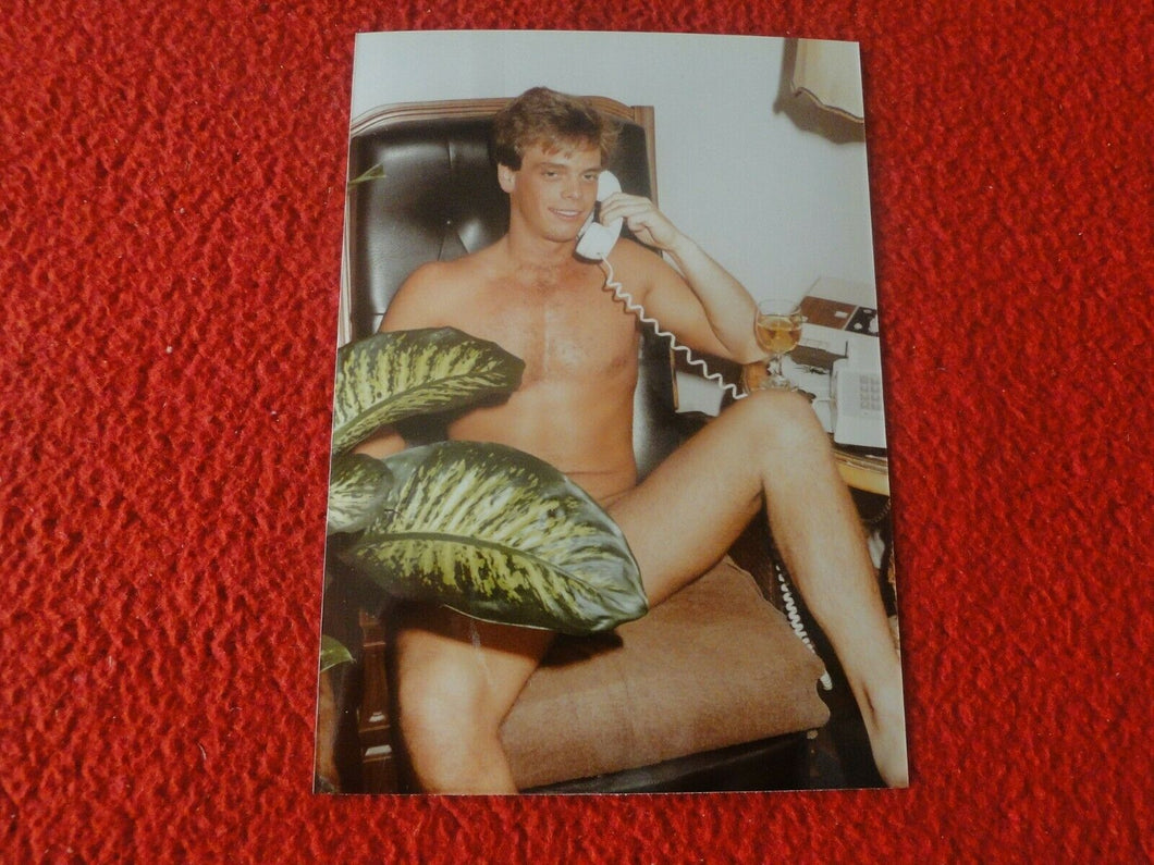 Vintage 18 Year Old + Gay Interest Chippendale Hot Semi Nude Male Photo  D44