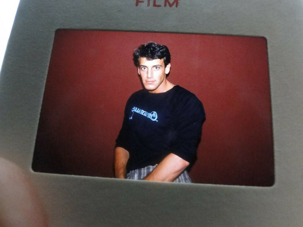 VINTAGE 35MM SLIDE MALE GAY INTEREST BEEFCAKE MUSCLE SEMI NUDE HOT BUFF CH6