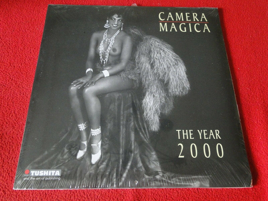 Vintage Large Semi-Nude Pinup Wall Calendar 2000 Camera Magic SEALED 12 x 12   E