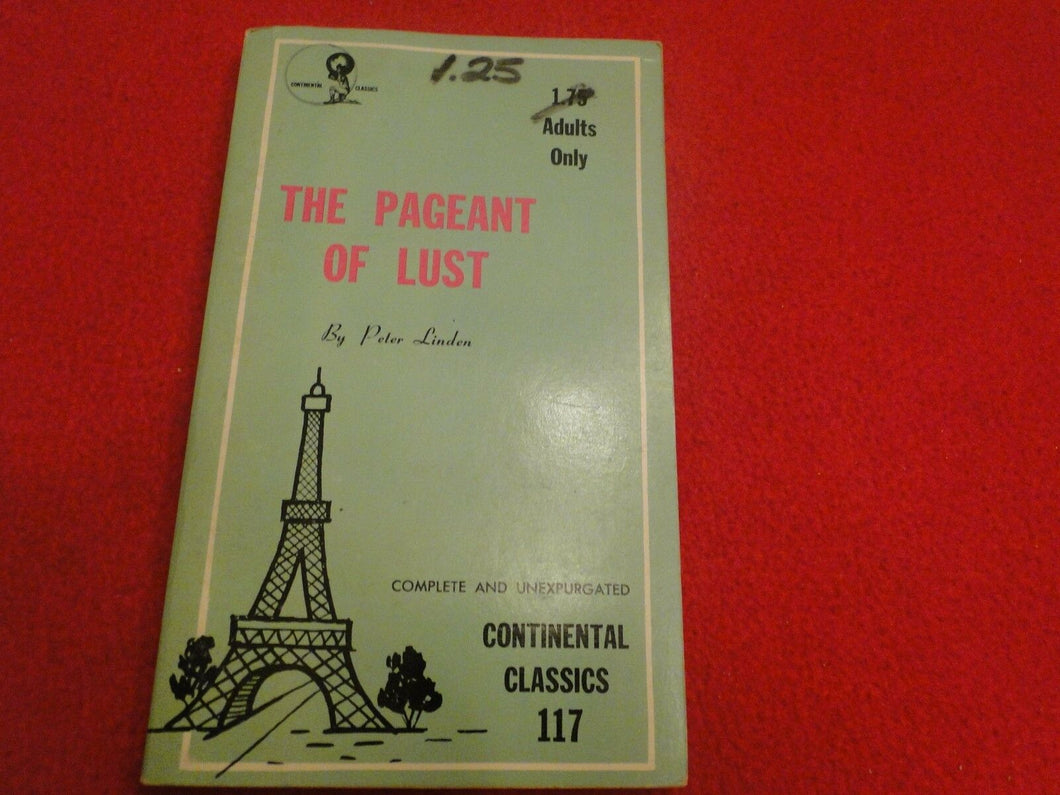 Vintage Sexy Erotic Adult Paperback Book Novel The Pageant Of Lust