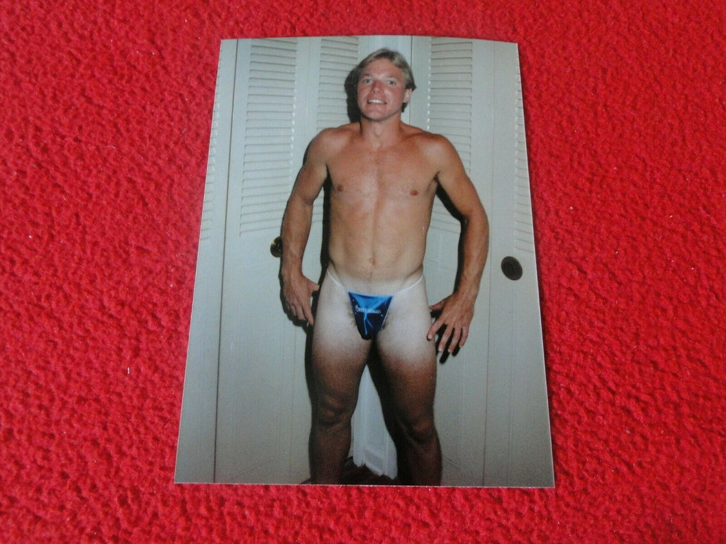 Vintage 18 Year Old + Gay Interest Chippendale Nude Hot Semi Nude Male Photo A61