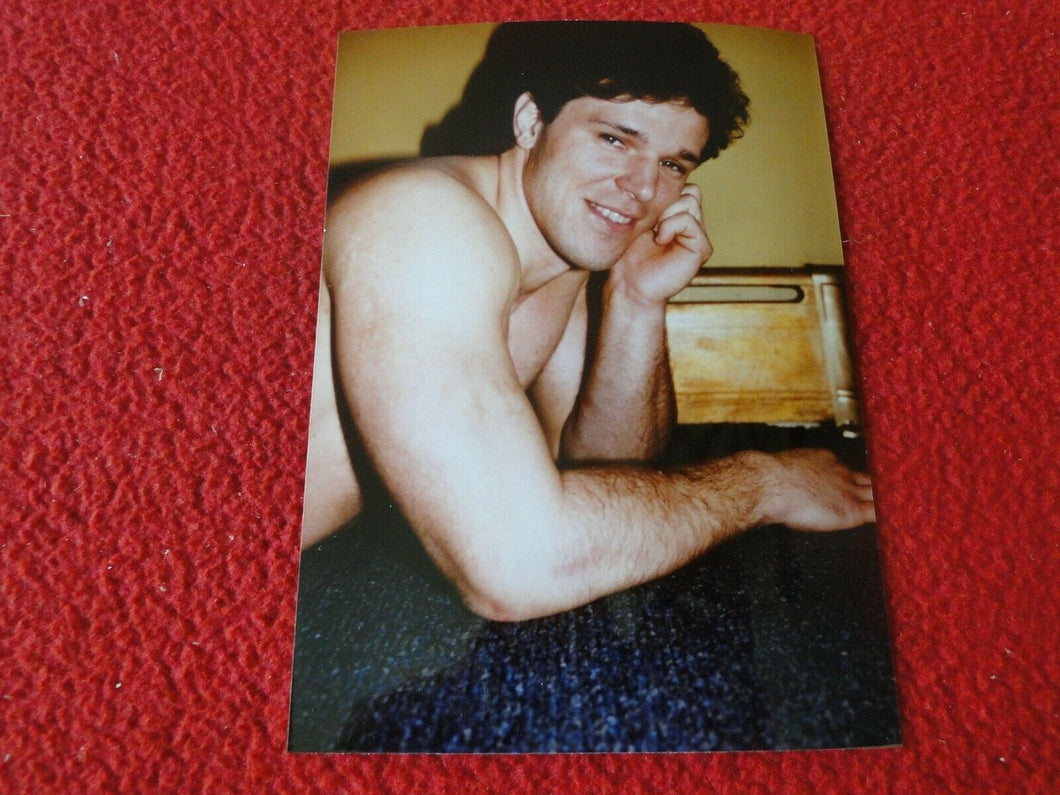 Vintage 18 Year Old + Gay Interest Chippendale Hot Semi Nude Male Photo  A33