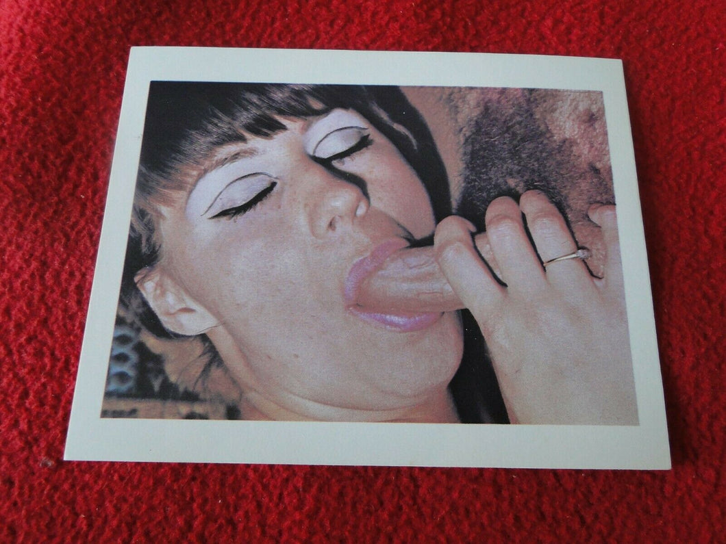 Vintage Rare Erotic Sexy Adult Woman 3D  Blowjob Sex Photo/Card              B9K