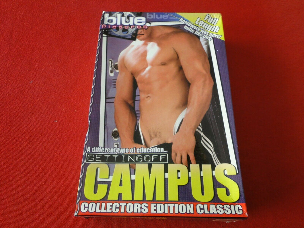 Vintage Adult Erotic Gay 18 Year Old + VHS Tape Getting Off Campus            BT