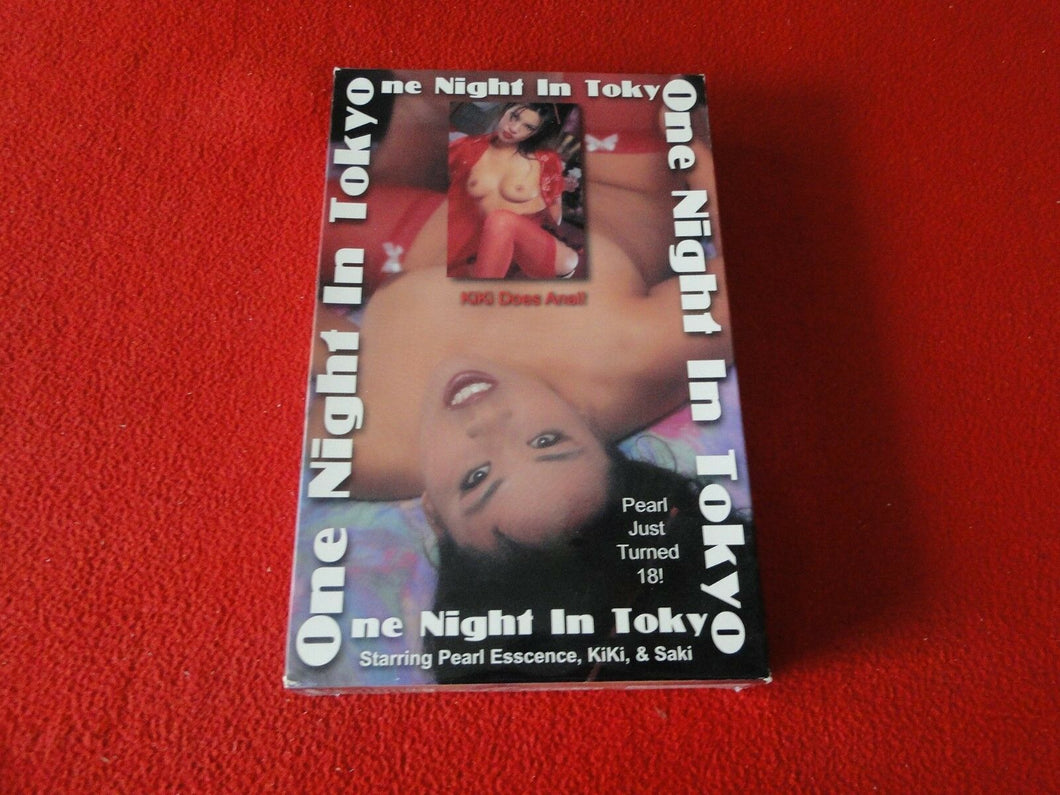 Vintage Adult XXX Porn Video VHS Tape One Night In Tokyo Pearl Esscence Kiki  6