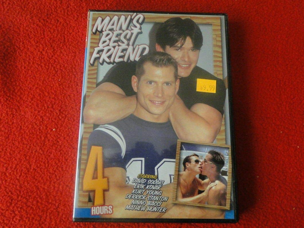 Vintage Adult All Male Gay Porn DVD XXX Man's Best Friend David Solari        ++