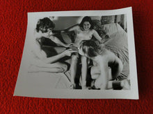 Load image into Gallery viewer, Vintage 18 Year Old + Original Silver Gelatin Nude Women Threesome Orgy Photo  @
