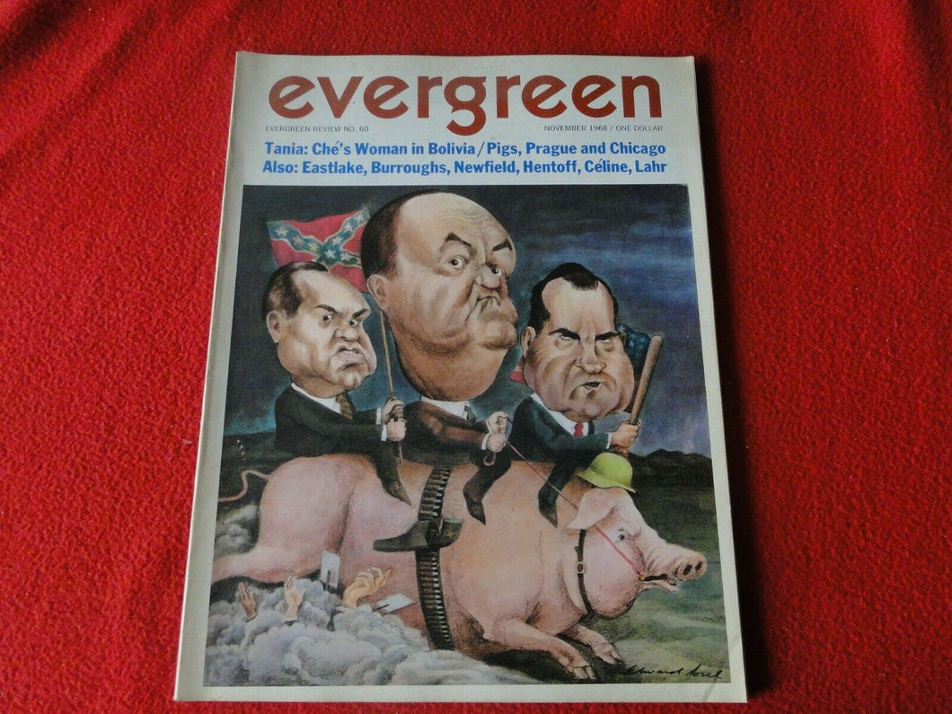 Vintage 18 YO + Nude Erotic Adult Men's Magazine Evergreen Nov. 1968          G4