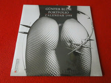 Load image into Gallery viewer, Vintage Large Semi-Nude Pinup Wall Calendar 1998 Gunter Blum Portfolio SEALED  D
