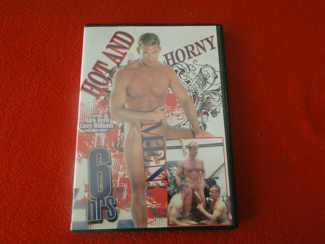 Vintage Adult All Male Gay Porn DVD XXX Hot and Horny Mark Reed Casey Williams A