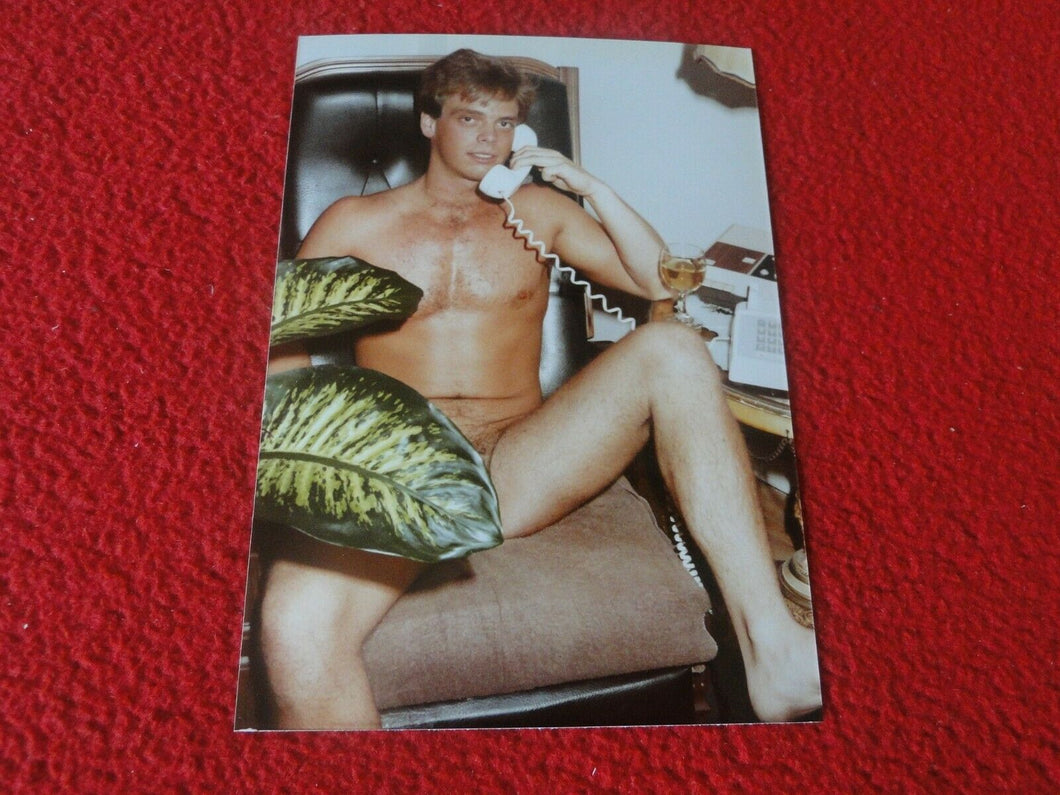 Vintage 18 Year Old + Gay Interest Chippendale Nude Hot Semi Nude Male Photo A61