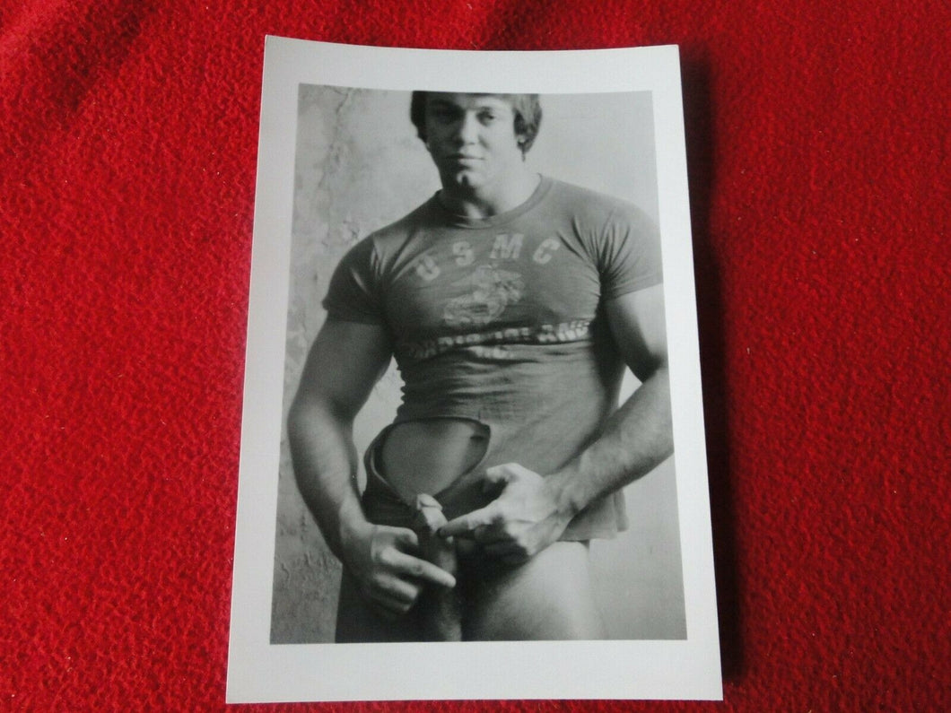 Vintage 18 Year Old + Gay Interest Nude Erotic Sexy Hot Hung Male Photo      D6n