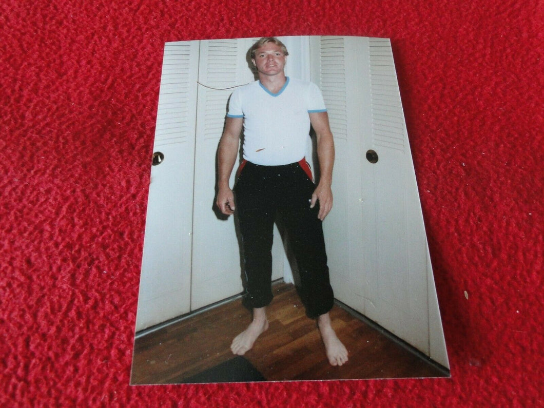 Vintage 18 Year Old + Gay Interest Chippendale Hot Semi Nude Male Photo     B17C