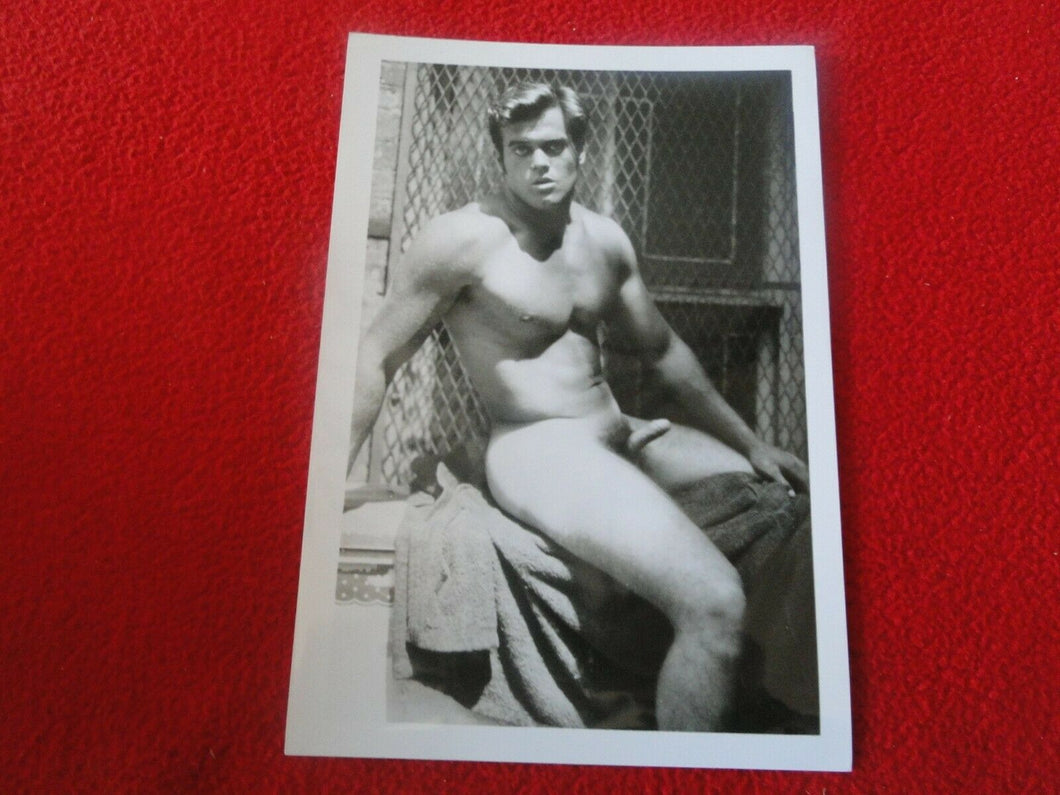 Vintage 18 Year Old + Gay Interest Nude Erotic Sexy Hot Hung Male Photo     D22h