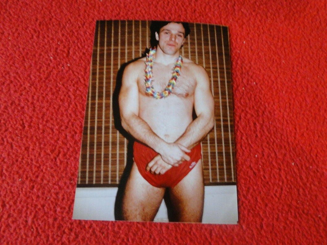 Vintage 18 Year Old + Gay Interest Hot Erotic Sexy Semi Nude Male Photo      B55