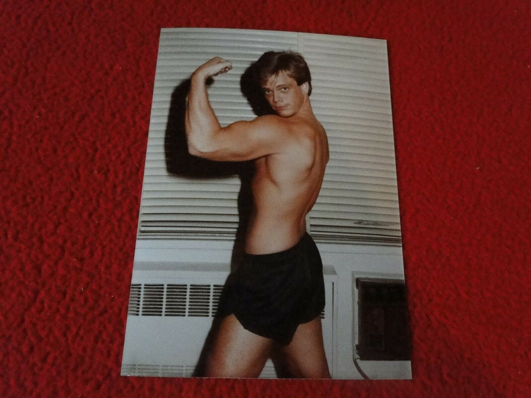 Vintage 18 Year Old + Gay Interest Hot Erotic Sexy Semi Nude Male Photo      B54