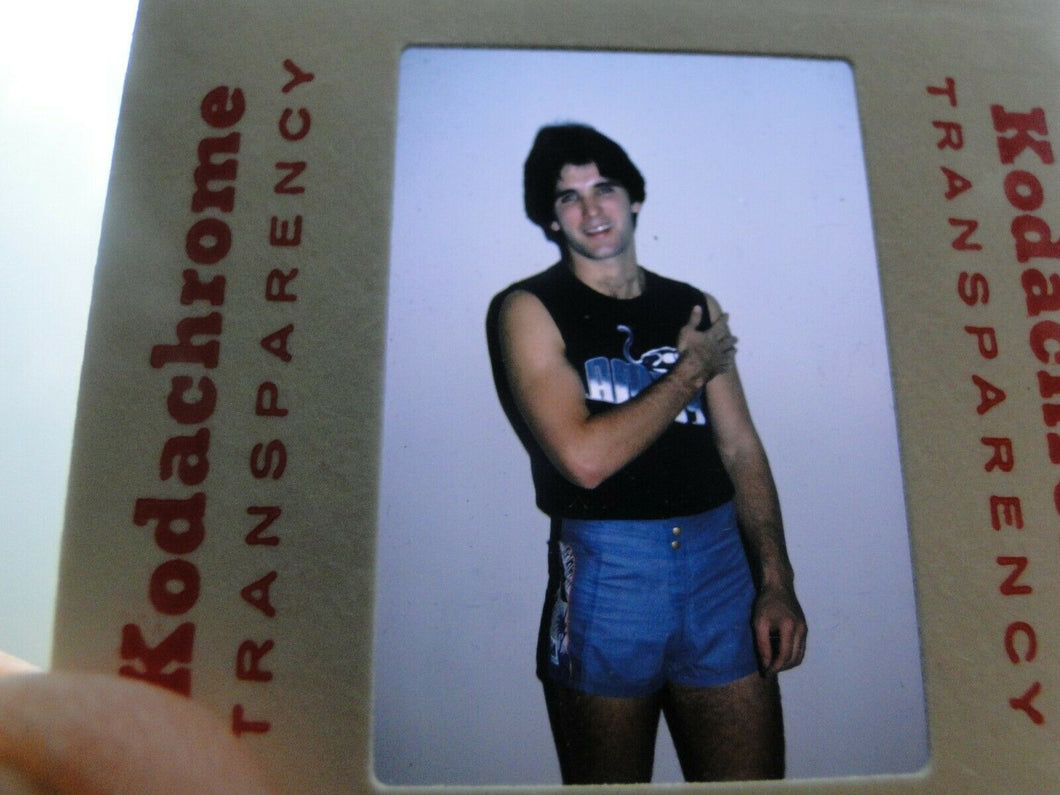 VINTAGE 35MM SLIDE MALE GAY INTEREST BEEFCAKE MUSCLE SEMI NUDE HOT BUFF G10G